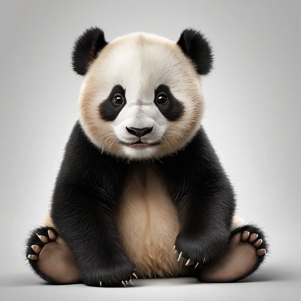Cute panda SDXL